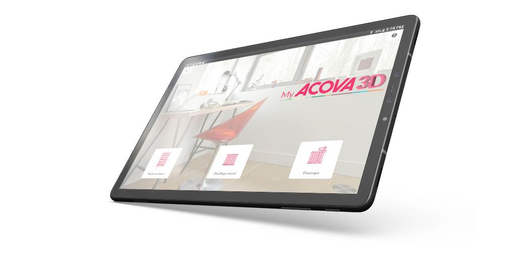 MyAcova 3D screen