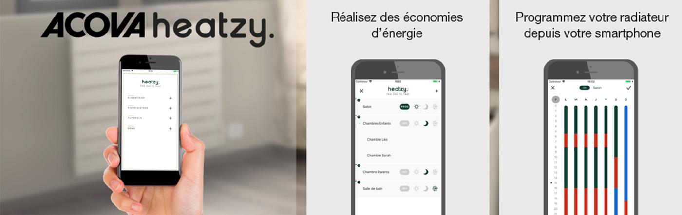 Accessoires connectés HEATZY Elec'Pro - ACOVA - Chauffage Elec