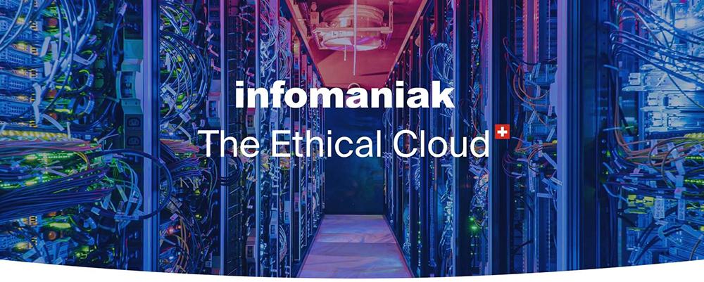 Logo Infomaniak : The Ethical cloud