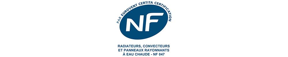 Logo certification NF produit eau chaude