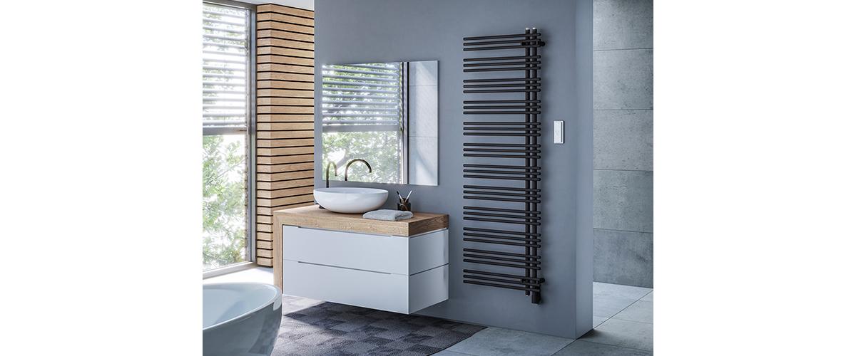 Radiateur sèche serviettes Manava asymétrique électrique