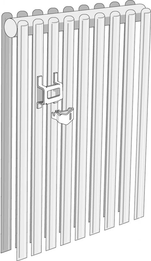 Fixation C41 KEVA VKD Blanc | 146411-146419_Fixation-C41_ACOVA_KEVA_HKD_Vue-perspective.jpg