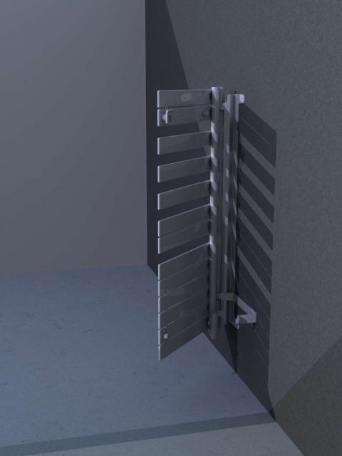 Patère porte-serv TWIST blanc | 470381_470389_Patere-arriere_ACOVA_FASSANE-SPA-TWIST_2.jpg