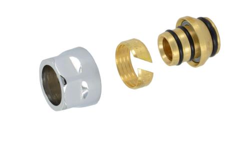 Kit de 2 raccords Multicouche Ø20x2 mm + 2 écrous EK3/4’’ Ø20,8 mm chromés | 842150_Paire-raccords-multicouche-Alupex_18x2mm_Paire-ecrous-20,8mm.jpg