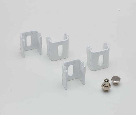 Kit 4 fixations Striane double Ral 9016  | 962511.jpg