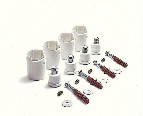 Kit 4 fixations S-Serv FASSANE REGATE ALTAI, Ral 9016 | 962671_kit-fixations-murales-SServ Fassane_Regate_Altai-9016.jpg