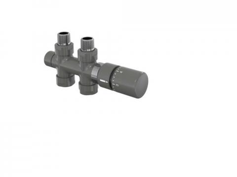 Tête thermostatique TH Couleur | 991589-841279_Robinetterie en H droit-Tête TH_Kit O_Anthracite_0346_Vue droite.jpg