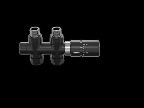 Tête thermostatique TH Couleur | 991589-841279_Robinetterie en H droit-Tête TH_Kit O_Black Matt_0557_Vue face.jpg