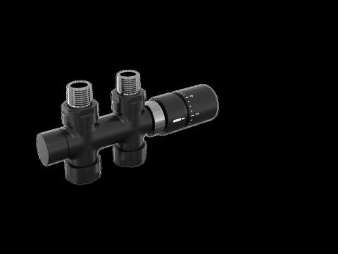Tête thermostatique TH Couleur | 991589-841279_Robinetterie en H droit-Tête TH_Kit O_Black Matt_0557_Vue gauche.jpg