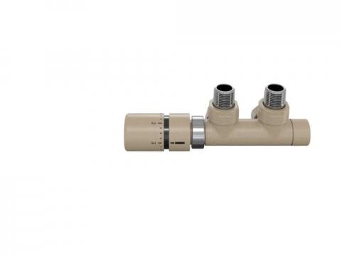 Tête thermostatique TH Couleur | 991609-841279_Robinetterie en H équerre-Tête TH_Tête à gauche_Kit Q_Beige Quartz_0523_Vue face.jpg Tête thermostatique TH Couleur | 991609-841279_Robinetterie en H équerre-Tête TH_Tête à gauche_Kit Q_Beige Quartz_0523_Vue face.jpg
