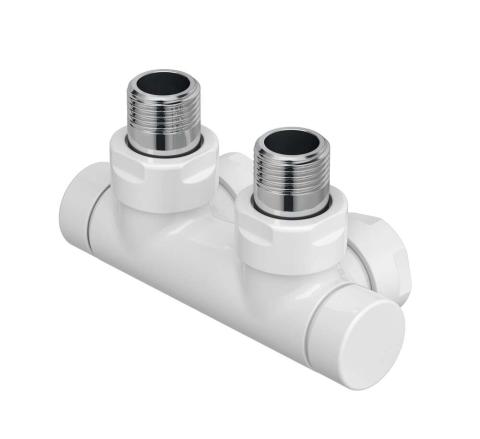 Vanne d'isolement H coudé 1/2'' - Kit T blanc | 991621.jpg
