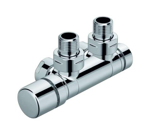 Robinetterie thermostatisable H pivotant réversible 1/2'' - Kit U chromé | 991638.jpg