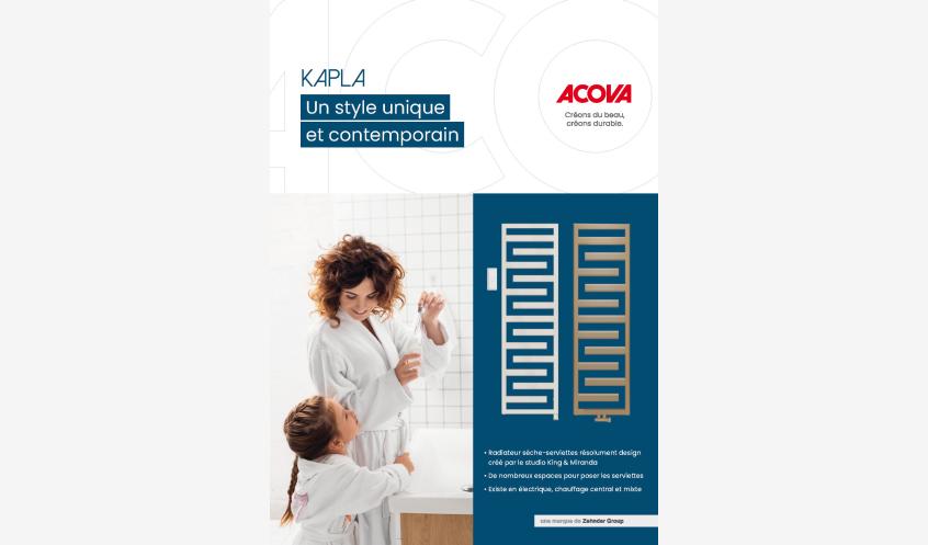 Brochure - Radiateur sèche-serviettes Kapla électrique, chauffage central et mixte