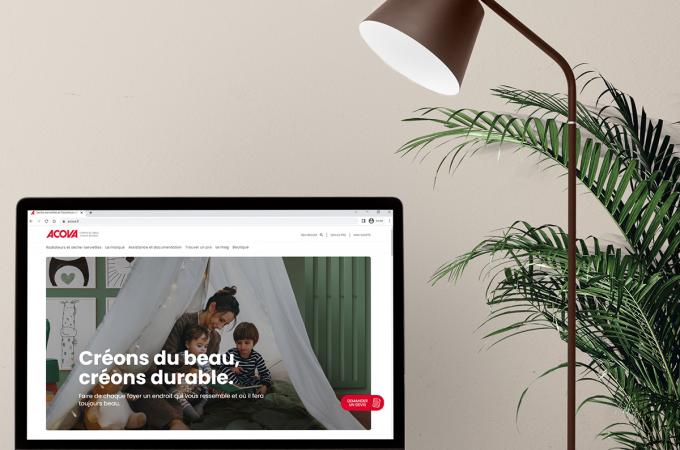 Acova.fr : Un site éco-conçu