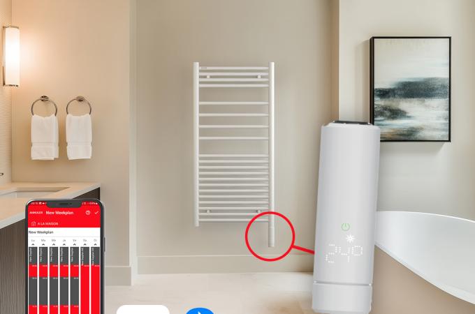 Nouvelle régulation intégrée Bluetooth simple et intuitive : Commande IHC