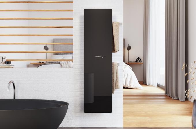 Photo d'ambiance radiateur sèche-serviettes extra plat Versus