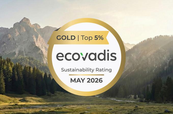 Médaille d'or Ecovadis 2026 Acova