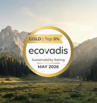 Médaille d'or Ecovadis 2026 Acova