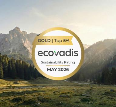 Médaille d'or Ecovadis 2026 Acova