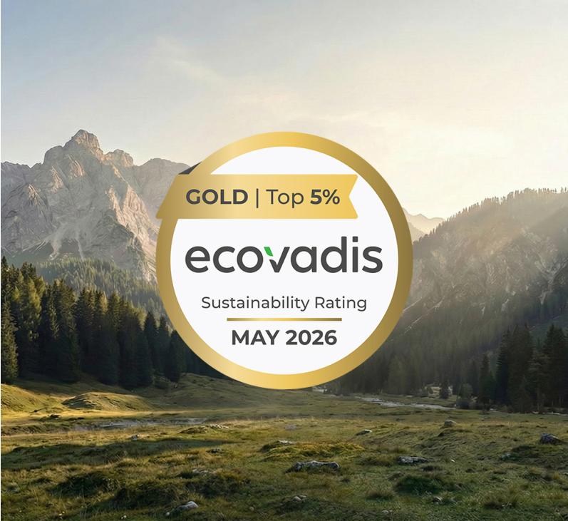 Médaille d'or Ecovadis 2026 Acova
