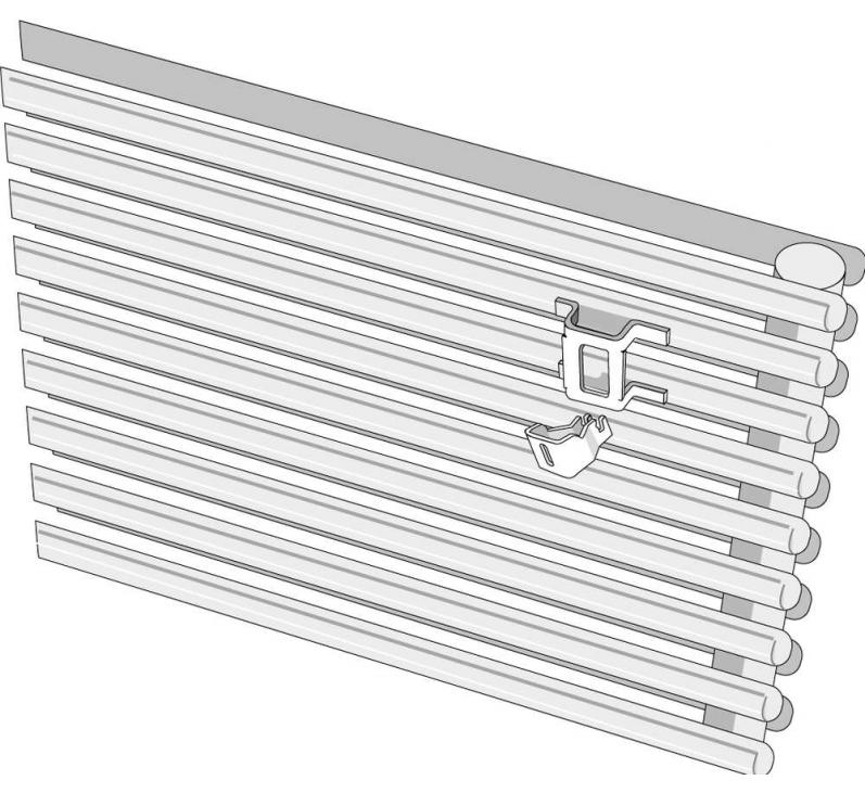 Fixation C41 KEVA VKD Blanc | 146411-146419_Fixation-C41_ACOVA_KEVA_VKD_Vue-perspective.jpg