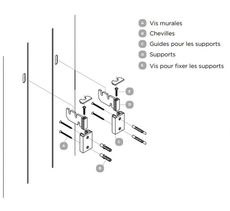 2 fixations galvanisées KOLONE | 950400_ACOVA_KOLONE_Kit 4 fixations.jpg