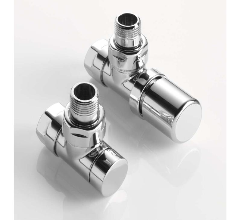 Robinetterie thermostatisable équerre 1/2'', tête manuelle - Kit B chromé | 991368.jpg