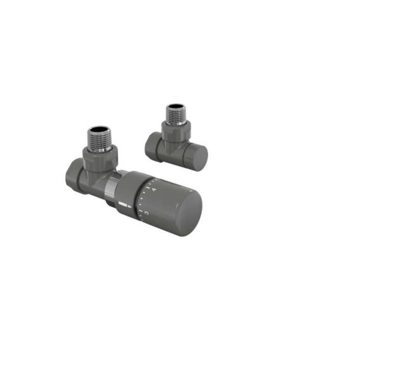 Tête thermostatique TH Couleur | 991369-841279_Robinetterie équerre-Tête TH_Kit B_Anthracite_0346_Vue droite.jpg