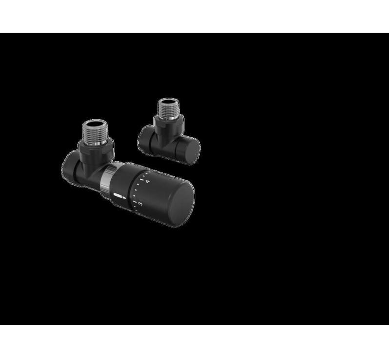 Tête thermostatique TH Couleur | 991369-841279_Robinetterie équerre-Tête TH_Kit B_Black Matt_0557_Vue droite.jpg