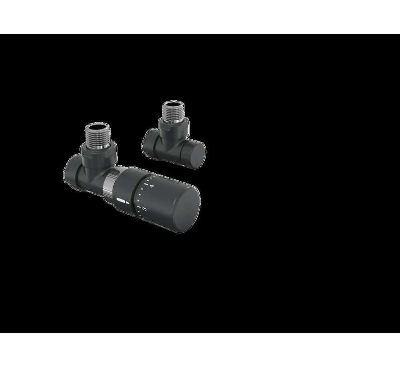 Tête thermostatique TH Couleur | 991369-841279_Robinetterie équerre-Tête TH_Kit B_Black Quartz_0550_Vue droite.jpg