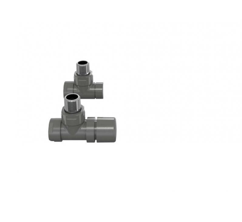 Robinetterie thermostatisable équerre 1/2'', tête manuelle - Kit B couleur | 991369_Robinetterie équerre_Kit B_Anthracite_0346_Vue face.jpg