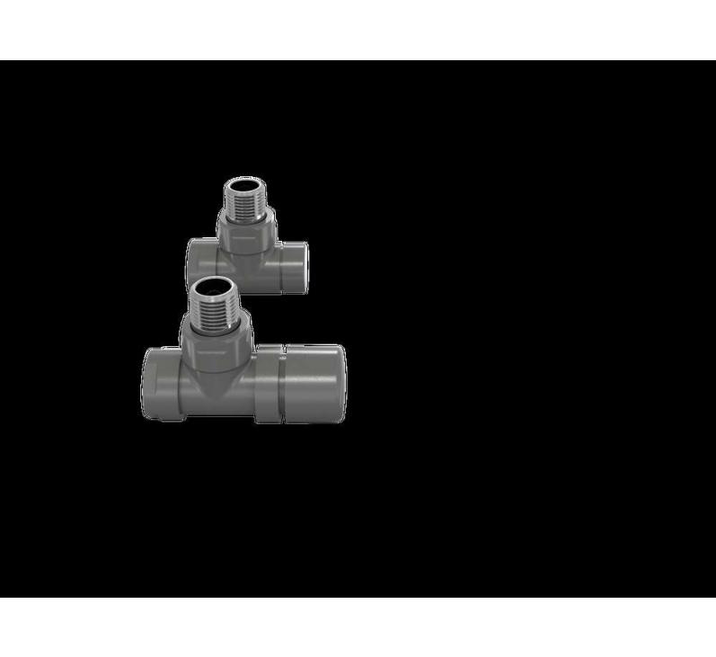 Robinetterie thermostatisable équerre 1/2'', tête manuelle - Kit B couleur | 991369_Robinetterie équerre_Kit B_Anthracite_0346_Vue face.jpg
