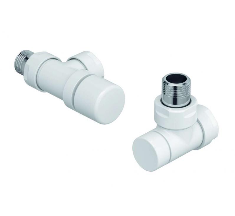 Robinetterie thermostatisable équerre inversée 1/2'', tête man. - Kit D blanc | 991381.jpg