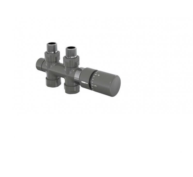 Robinetterie thermostatisable H droit réversible 1/2'', tête man. - Kit O coul | 991589-841279_Robinetterie en H droit-Tête TH_Kit O_Anthracite_0346_Vue droite.jpg