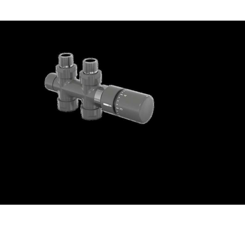 Tête thermostatique TH Couleur | 991589-841279_Robinetterie en H droit-Tête TH_Kit O_Anthracite_0346_Vue droite.jpg