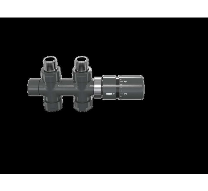 Tête thermostatique TH Couleur | 991589-841279_Robinetterie en H droit-Tête TH_Kit O_Volcanic_0336_Vue face.jpg