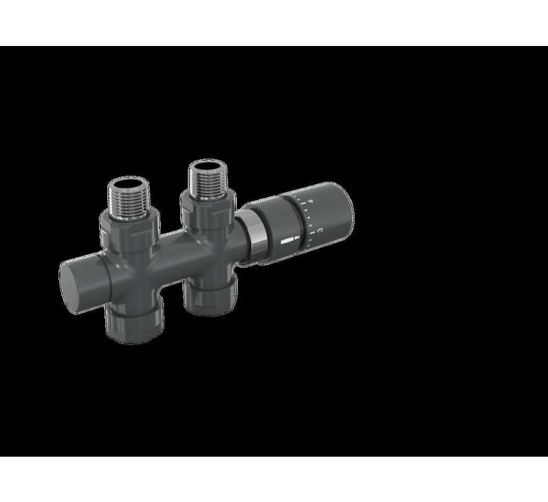 Tête thermostatique TH Couleur | 991589-841279_Robinetterie en H droit-Tête TH_Kit O_Volcanic_0336_Vue gauche.jpg