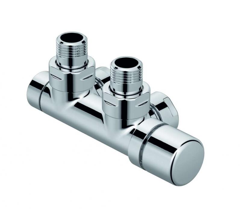 Robinetterie thermostatisable H coudé 1/2'', tête man. droite - Kit P chromé | 991598.jpg
