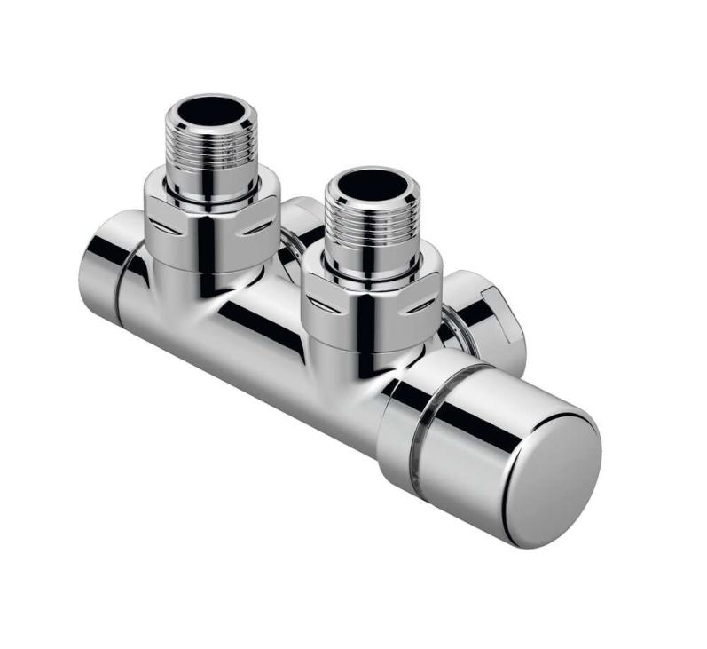 Robinetterie thermostatisable H coudé 1/2'', tête man. droite - Kit P chromé | 991598.jpg