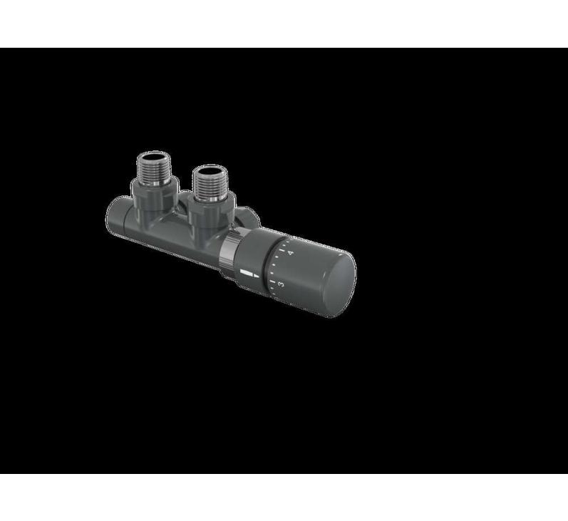 Tête thermostatique TH Couleur | 991599-841279_Robinetterie en H équerre-Tête TH_Tête à droite_Kit P_Volcanic_0336_Vue droite.jpg