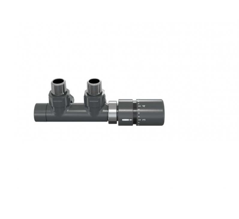 Tête thermostatique TH Couleur | 991599-841279_Robinetterie en H équerre-Tête TH_Tête à droite_Kit P_Volcanic_0336_Vue face.jpg