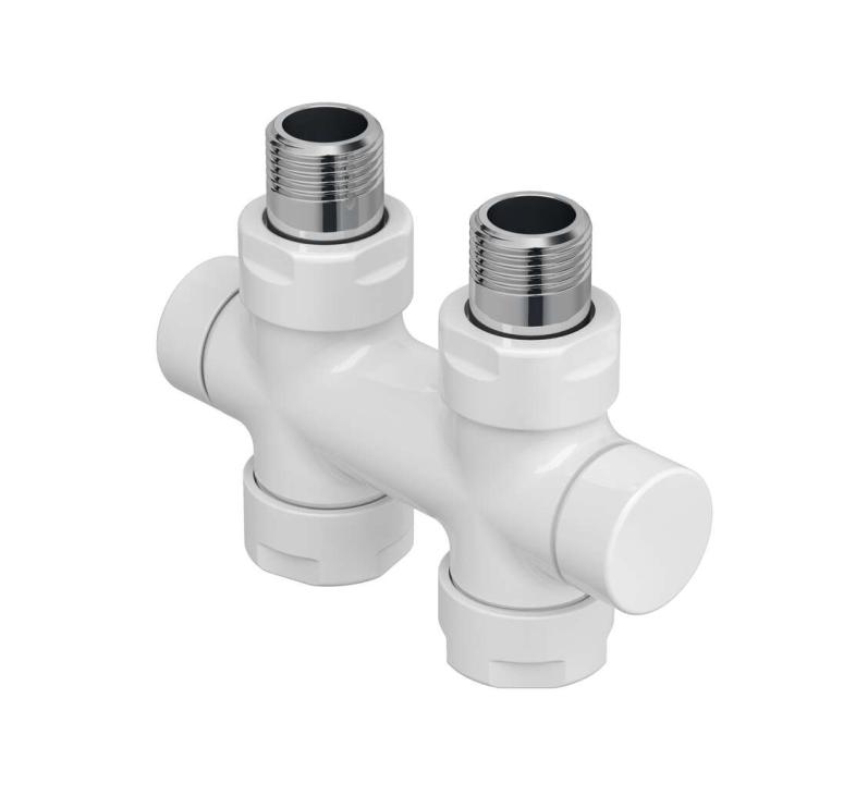 Vanne d'isolement H droit 1/2'' - Kit S blanc | 991611.jpg