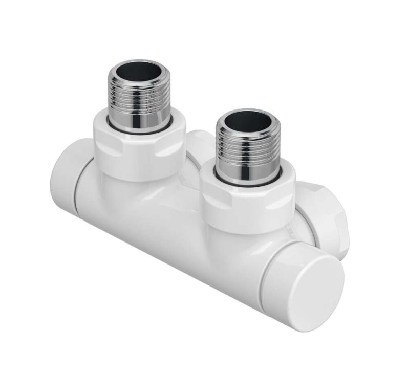 Vanne d'isolement H coudé 1/2'' - Kit T blanc | 991621.jpg
